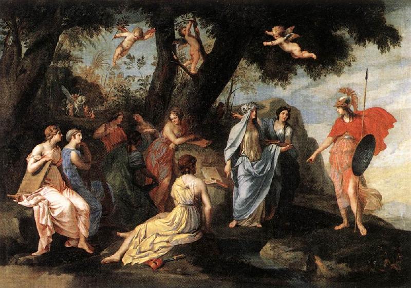 Joseph Stella Minerva and the Muses